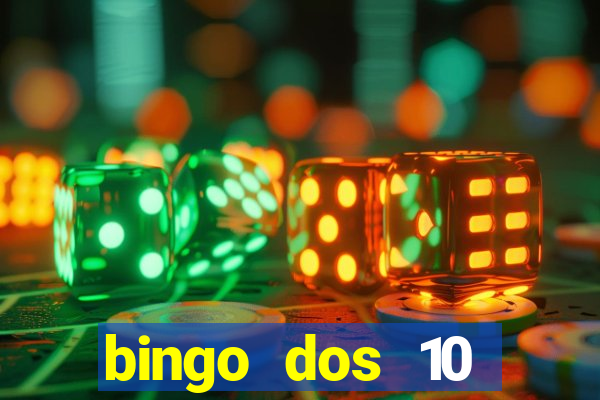 bingo dos 10 mandamentos da lei de deus